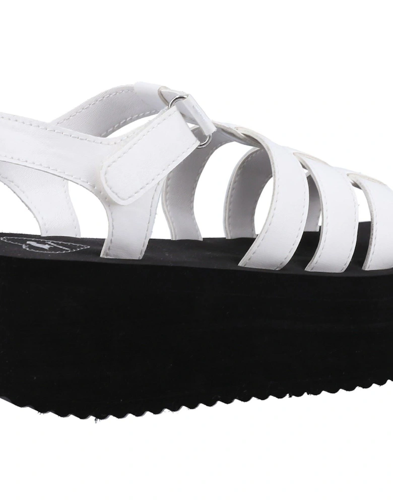 Helio Terrence Polyurethane Women's White Wedges