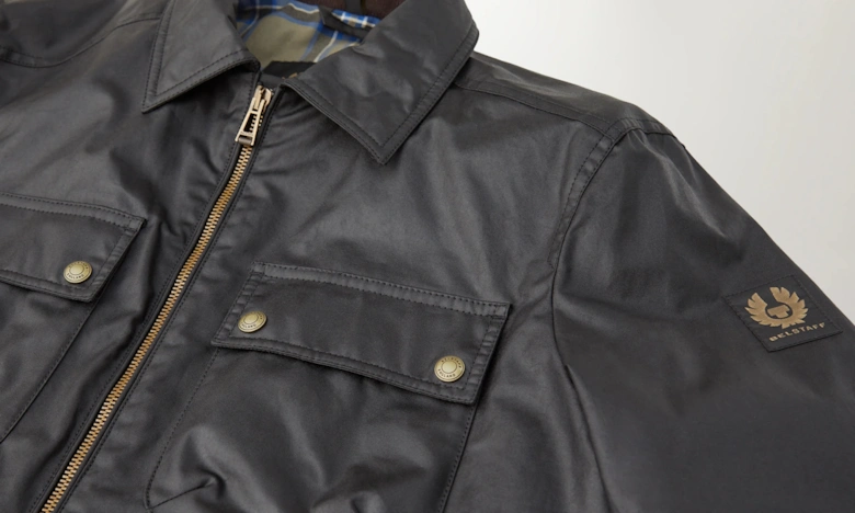 Waxed Tour Overshirt Black
