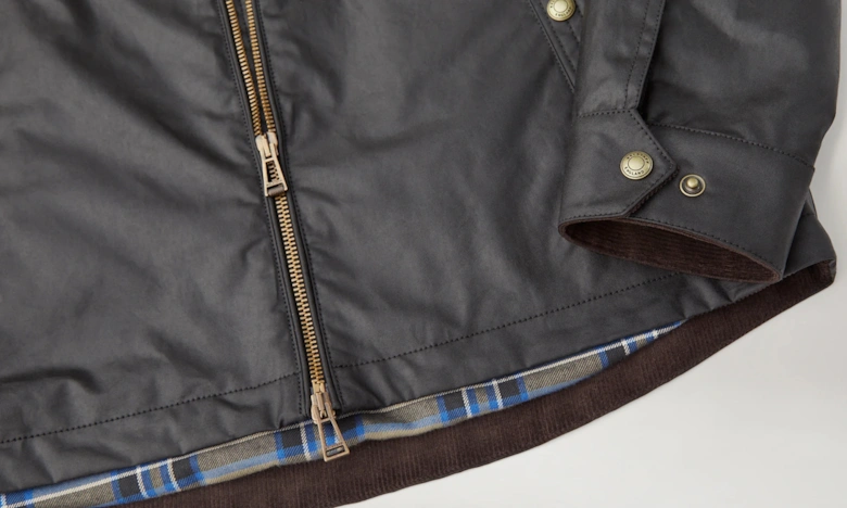 Waxed Tour Overshirt Black