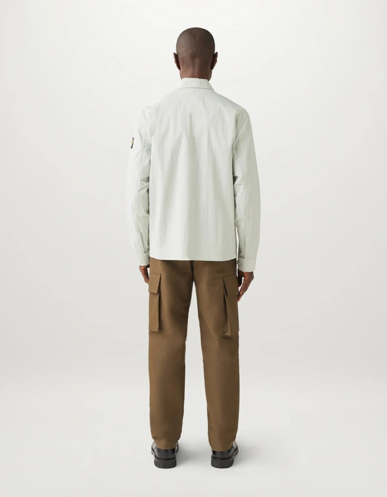 Depot Gabardine Overshirt Mercury Grey