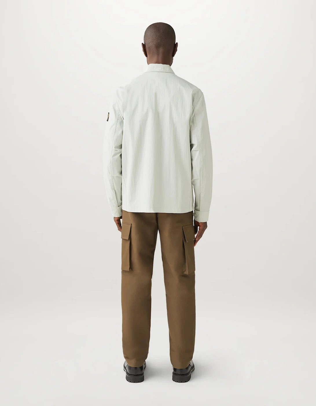 Depot Gabardine Overshirt Mercury Grey