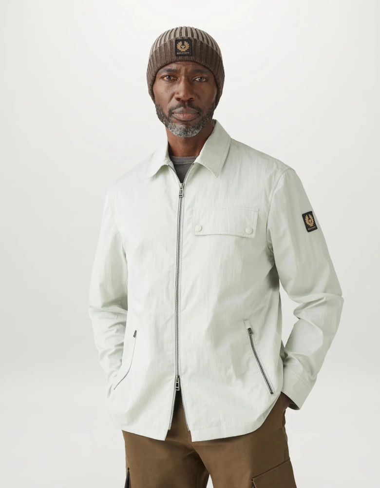 Depot Gabardine Overshirt Mercury Grey