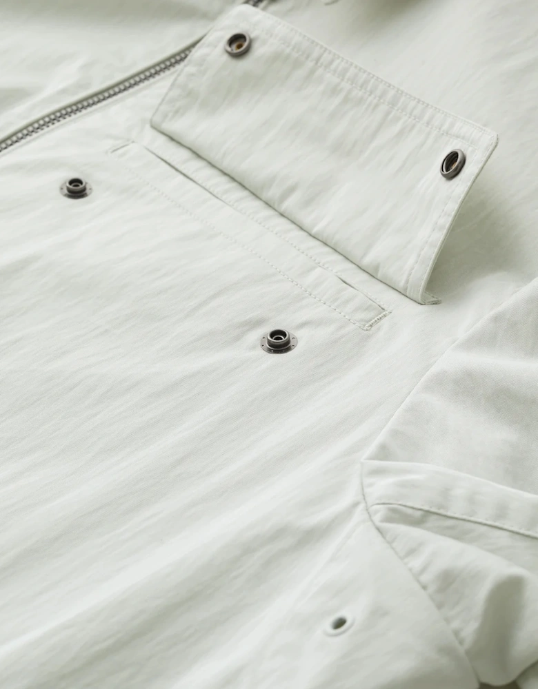 Depot Gabardine Overshirt Mercury Grey