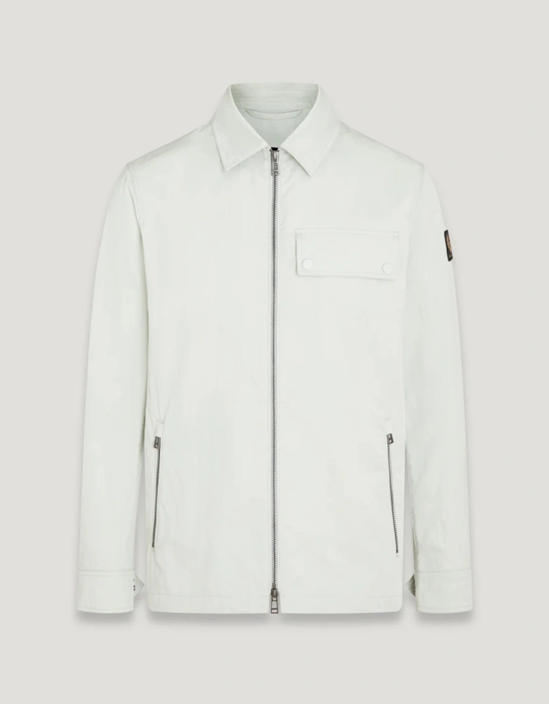 Depot Gabardine Overshirt Mercury Grey