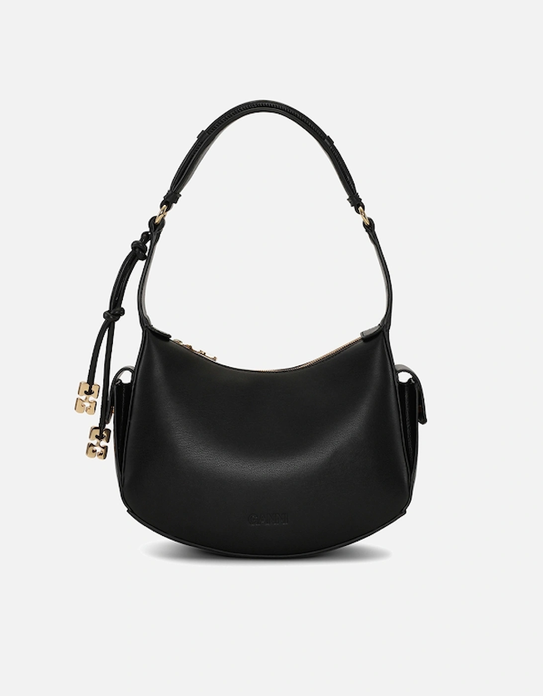Swing Recycled Leather and Faux Leather Shoulder Bag, 2 of 1