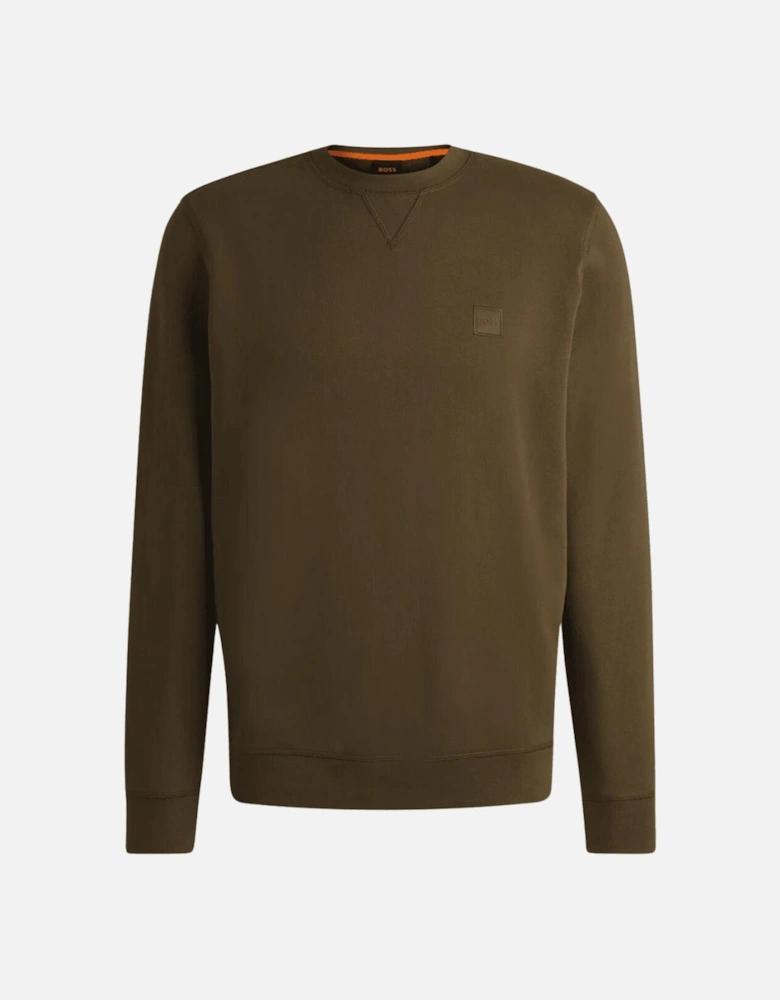 Westart Patch Logo Brown Sweatshirt