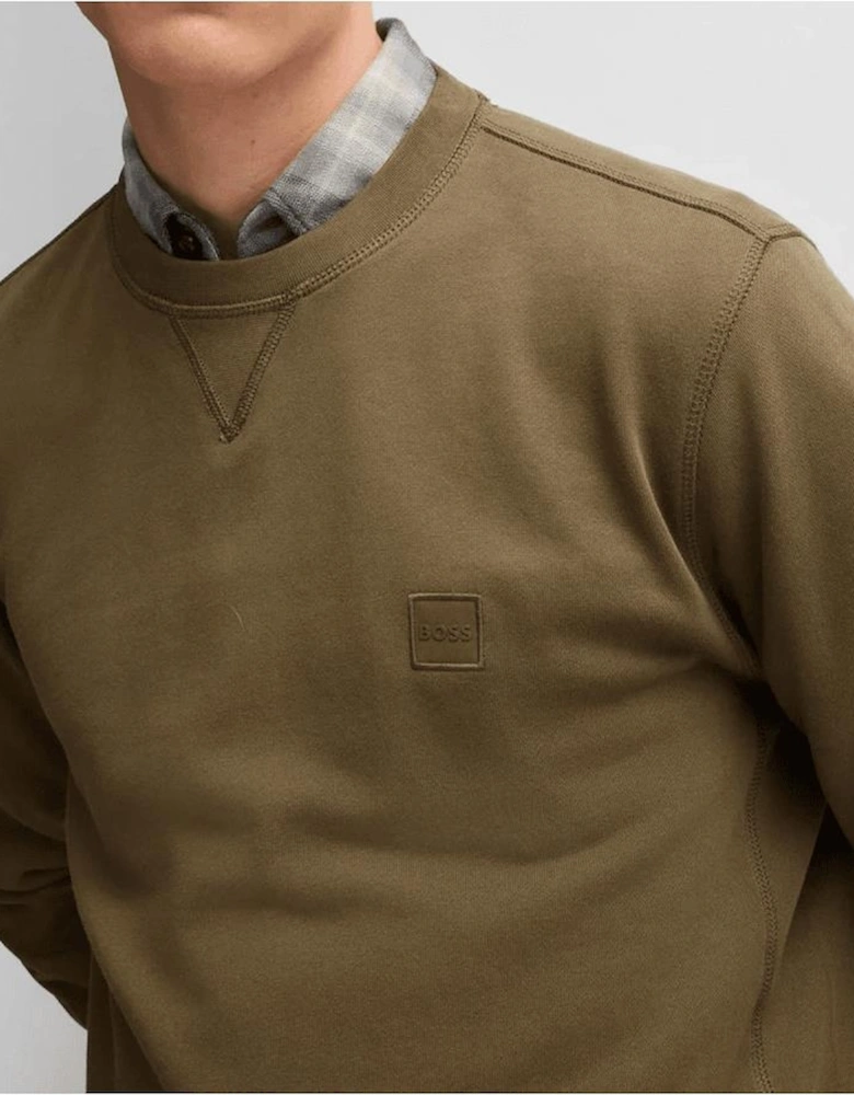 Westart Patch Logo Brown Sweatshirt