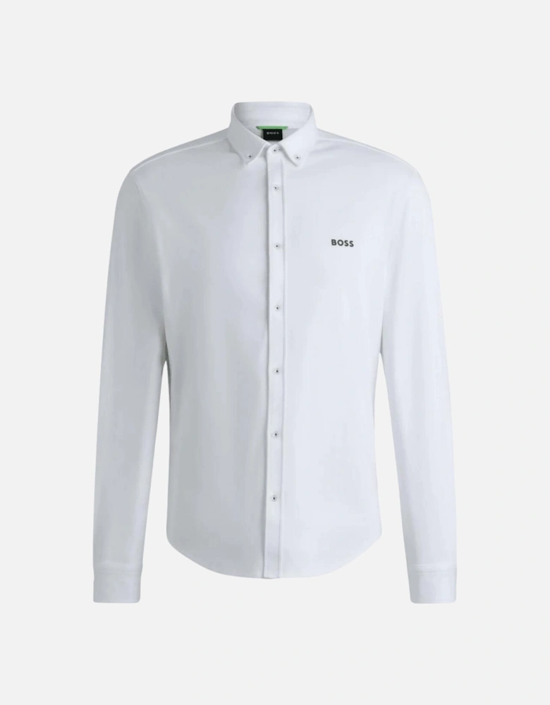 B_Motion Contrast Logo White Shirt