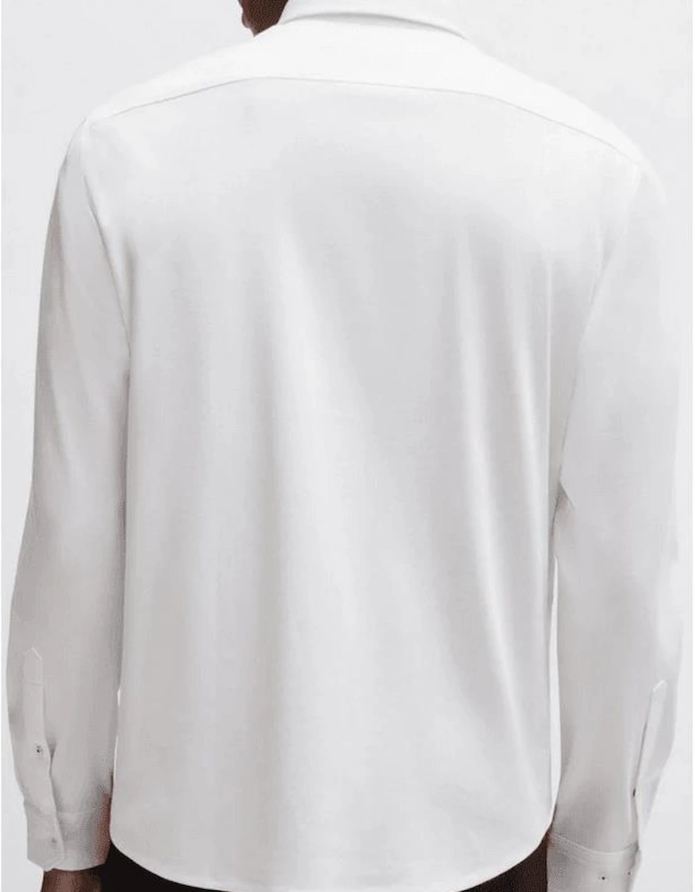 B_Motion Contrast Logo White Shirt