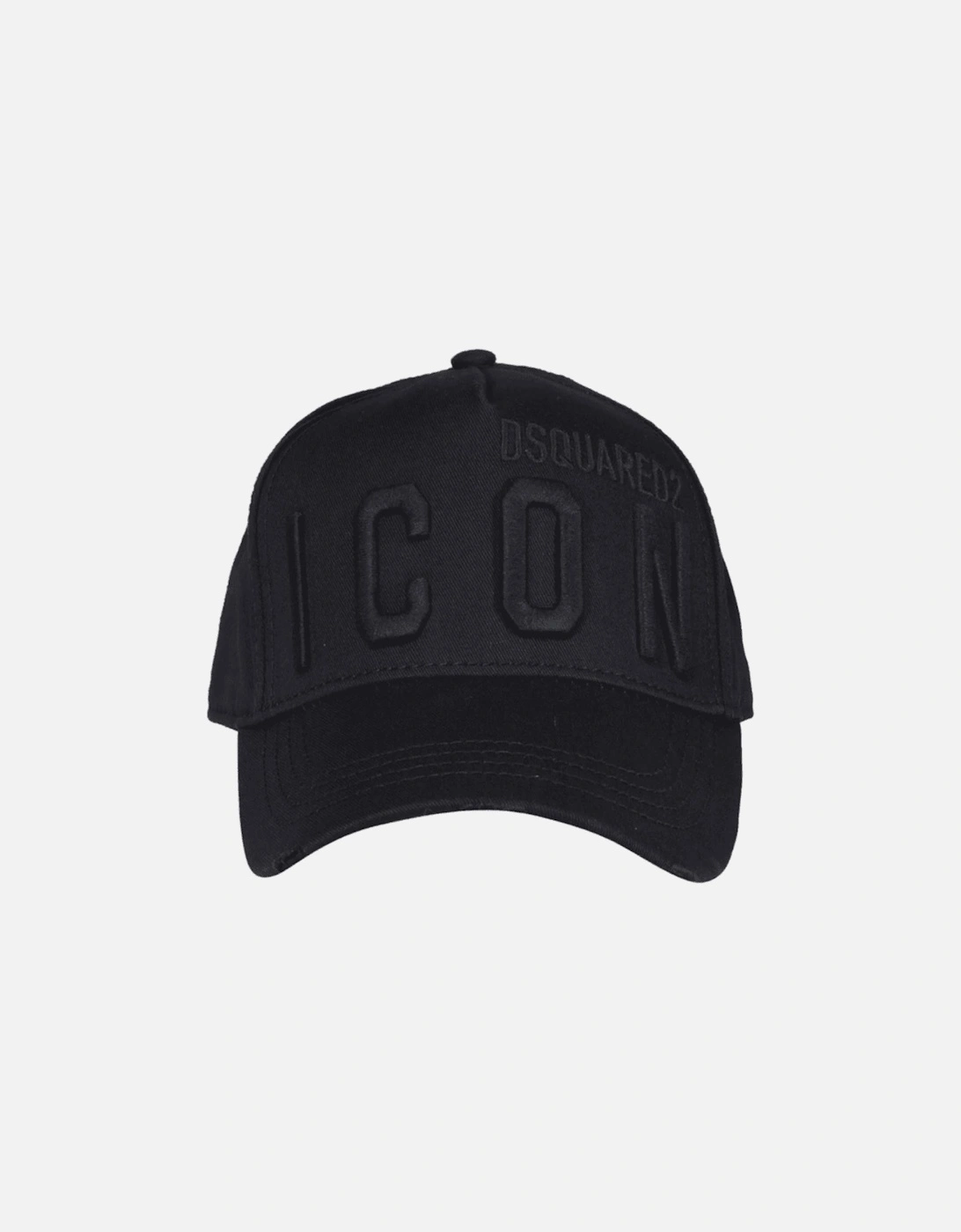 Icon Logo Distressed Black Cap, 4 of 3