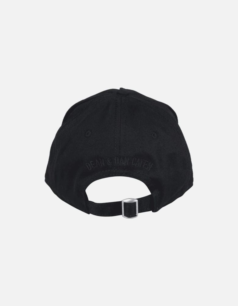 Icon Logo Distressed Black Cap