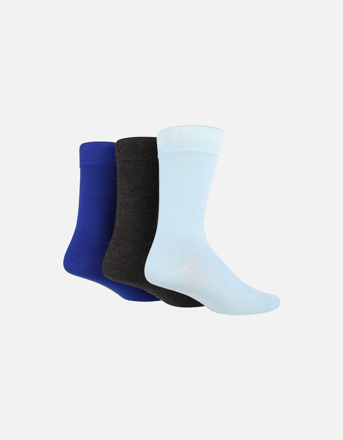 3 PAIR MENS BAMBOO PLAIN SOCKS, 2 of 1