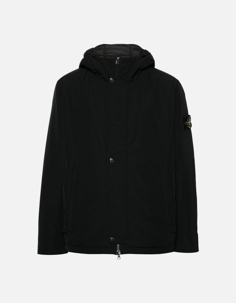 Micro Twill with Primaloft Insulation Coat in Black