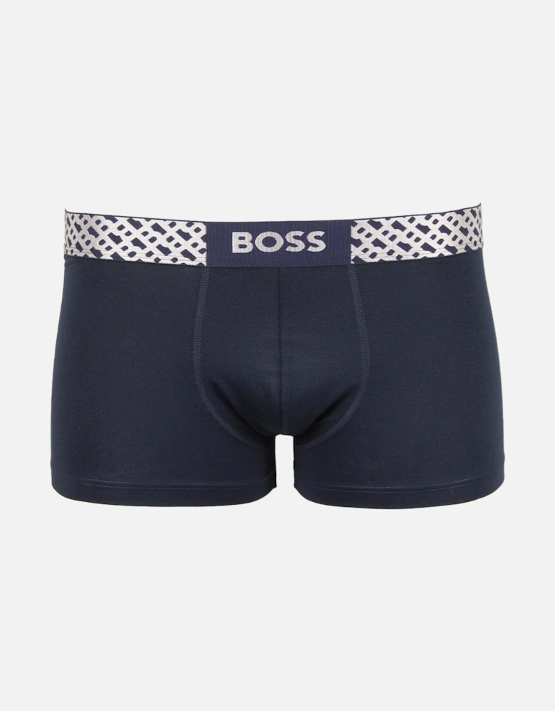 3-Pack Boxer Trunks Gift Set, Black/Navy/Grey