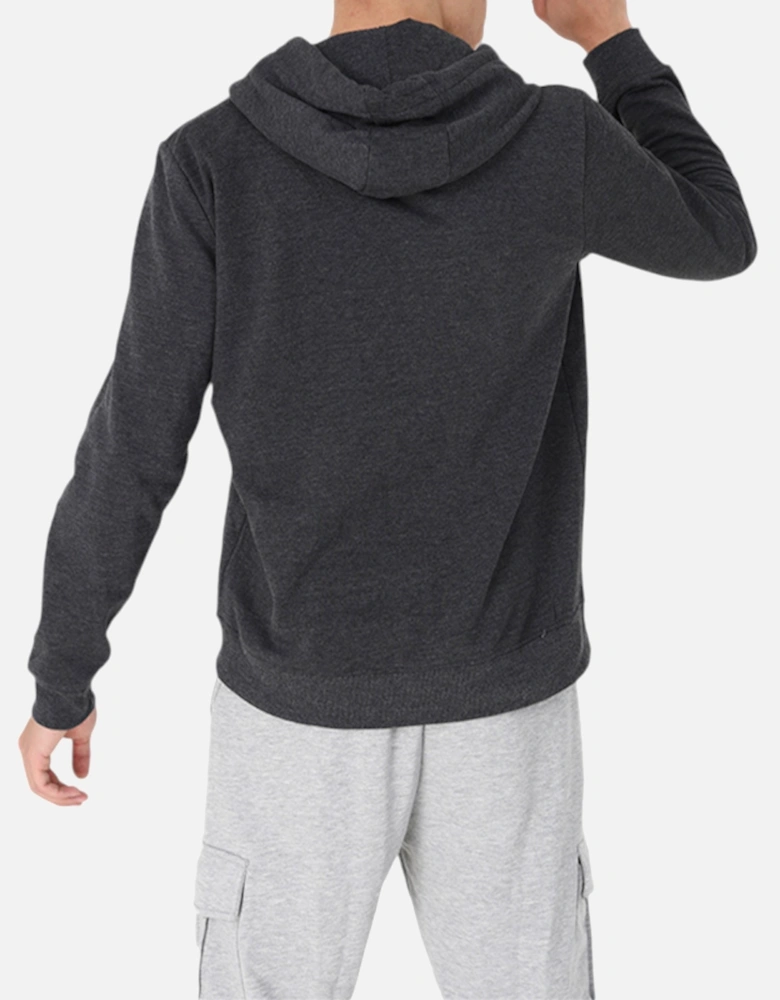 Mens Plain Hoodies Long Sleeve Pullover Fleece Top Hooded Sweatshirt