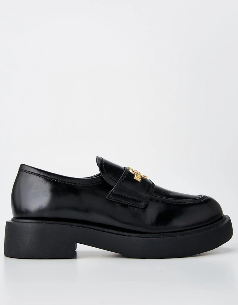 Logo Loafers - Black