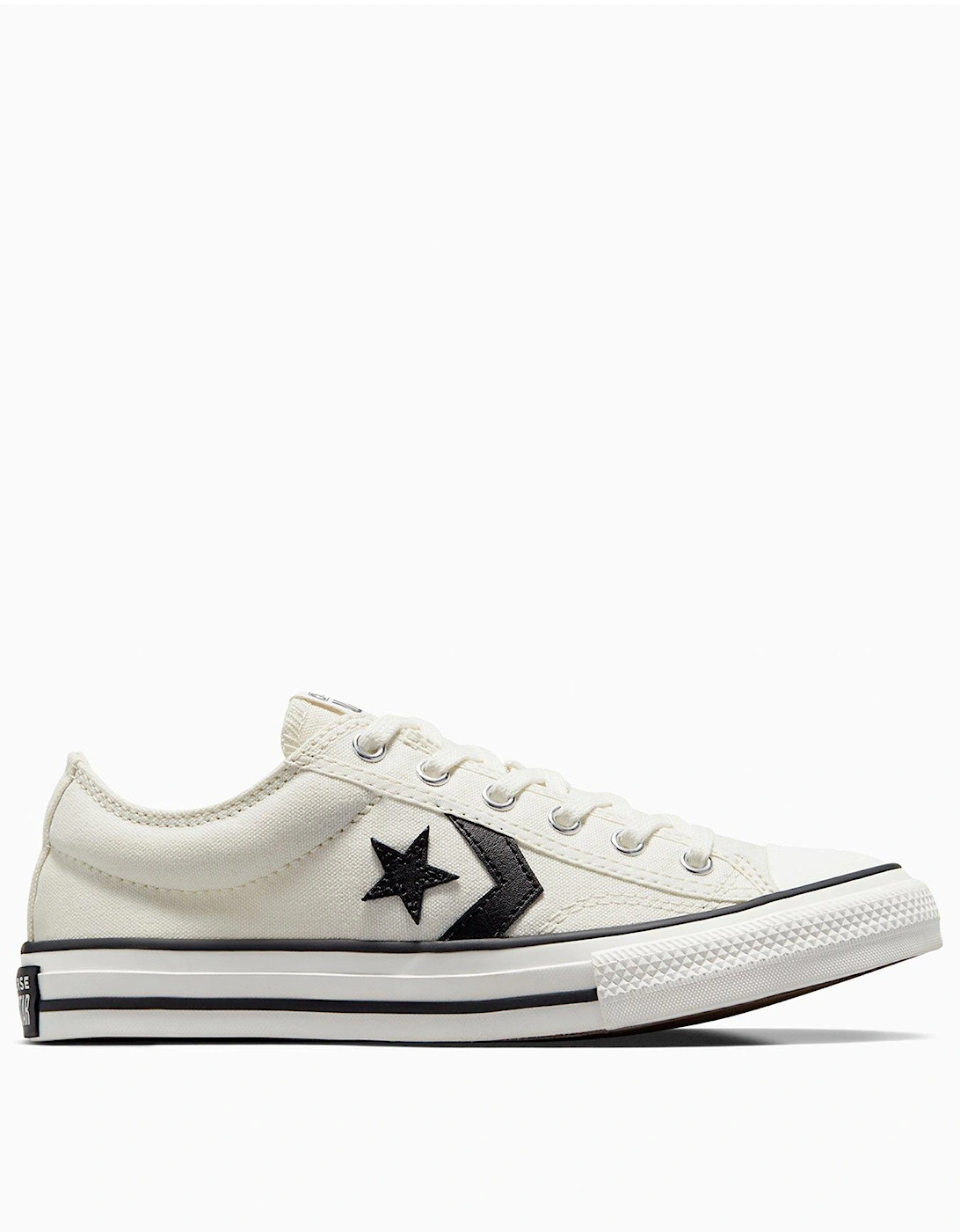 Junior Foundational Canvas Star Player 76 Trainers - White/Black, 3 of 2