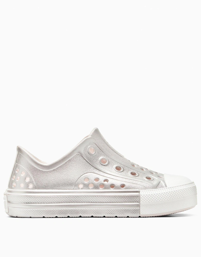 Kids Girls Glitz And Gleam Eva Slip Trainers - Blush - Pink