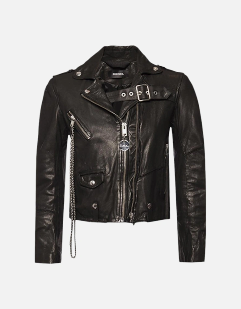 L TERRY B Womens Jackets Biker Stylish Leather