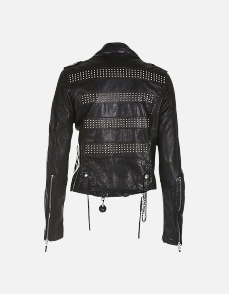 L TERRY B Womens Jackets Biker Stylish Leather