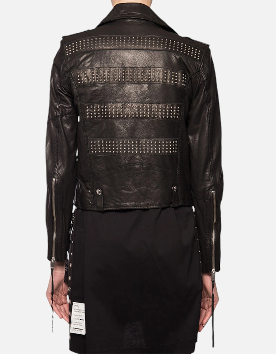 L TERRY B Womens Jackets Biker Stylish Leather