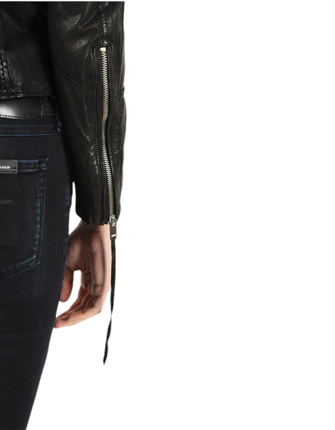 L TERRY B Womens Jackets Biker Stylish Leather