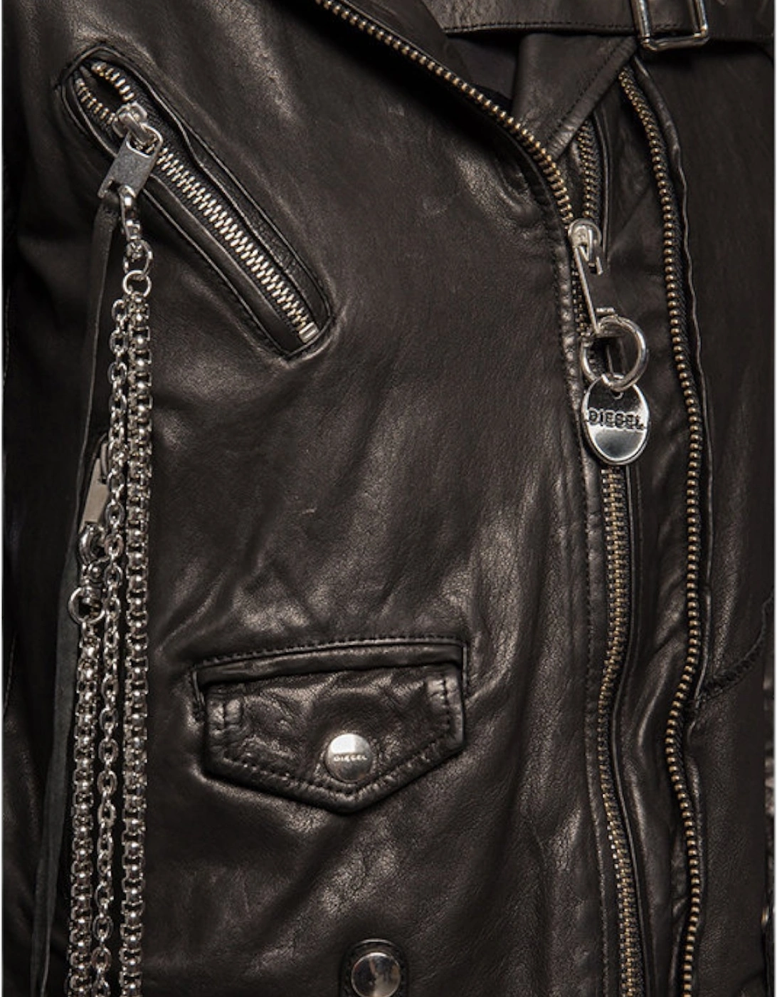 L TERRY B Womens Jackets Biker Stylish Leather