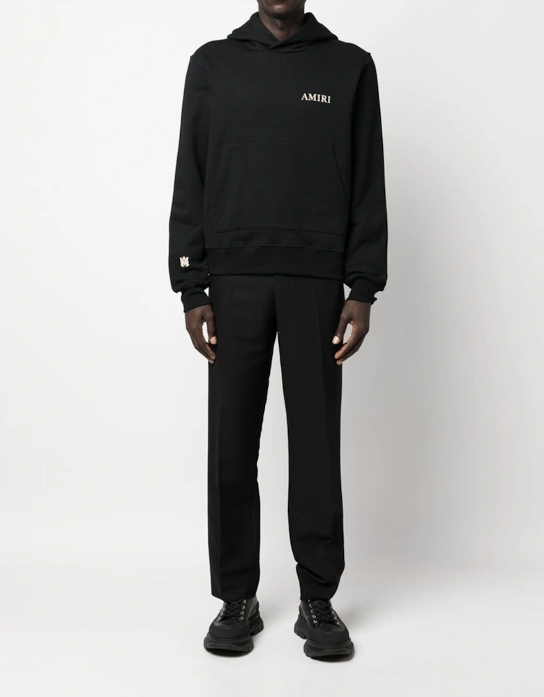 Puff Logo Hoodie in Black