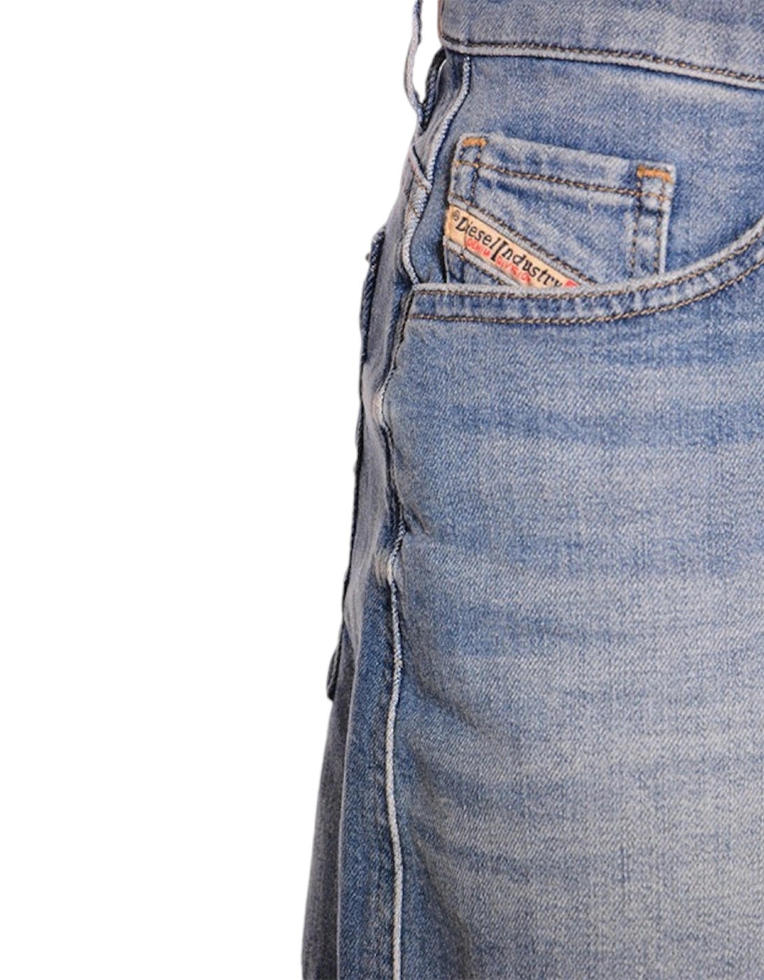 DE NICO RK84X Women Denim Shorts Blue