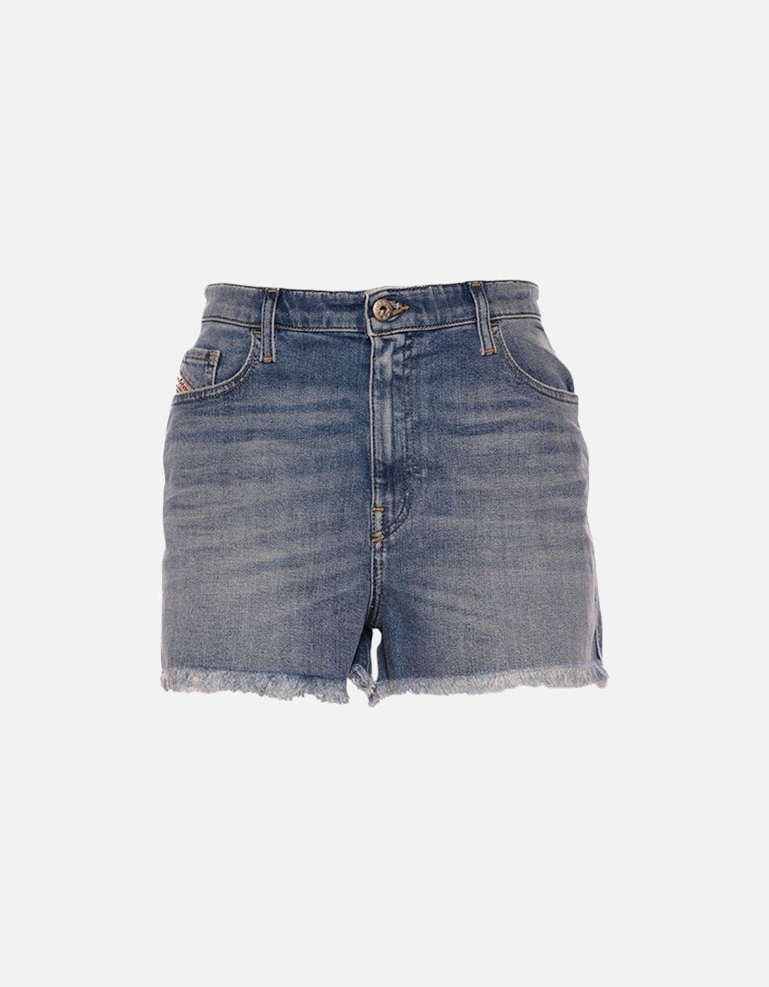 DE NICO RK84X Women Denim Shorts Blue
