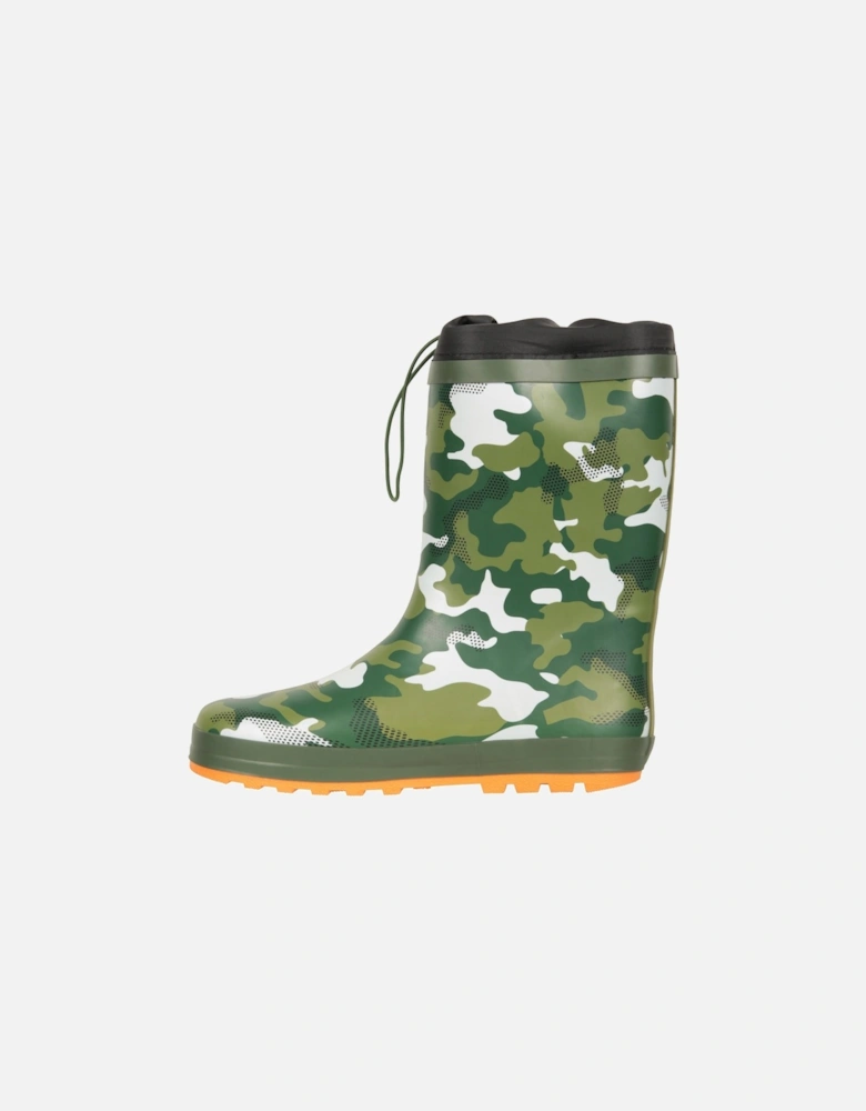 Childrens/Kids Camo Winter Wellington Boots