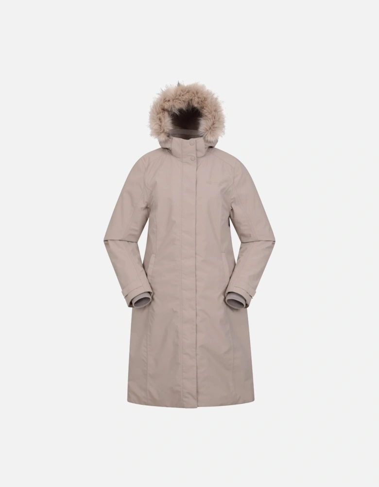 Womens/Ladies Meadow Borg Lined Waterproof Padded Jacket