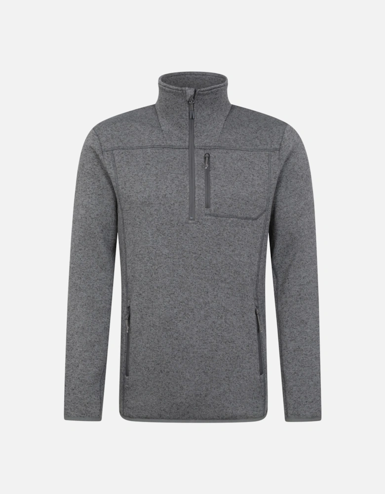 Mens Helford Half Zip Fleece Top