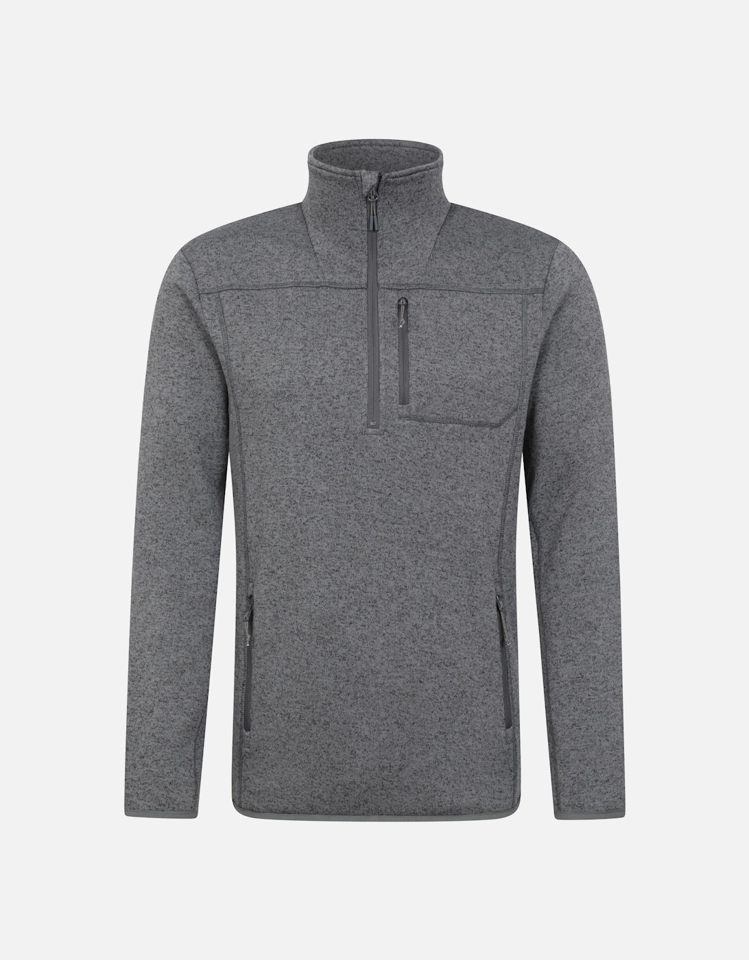 Mens Helford Half Zip Fleece Top, 5 of 4