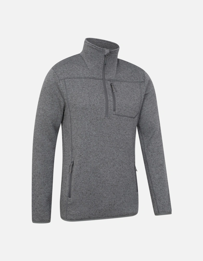 Mens Helford Half Zip Fleece Top