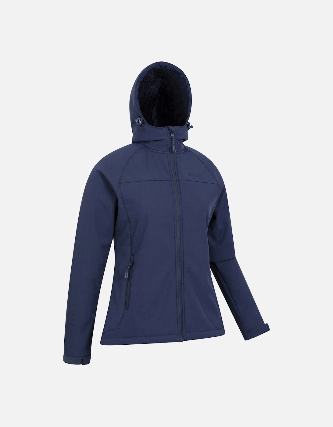 Womens/Ladies Arctic Faux Fur Lined Water Resistant Soft Shell Jacket