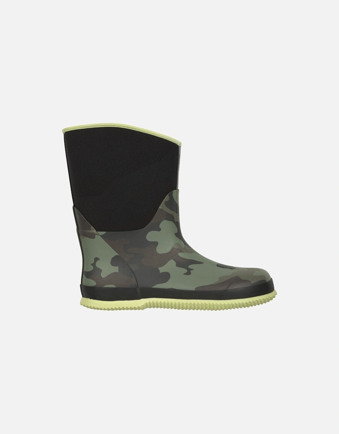 Childrens/Kids Puddle Camo Wellington Boots