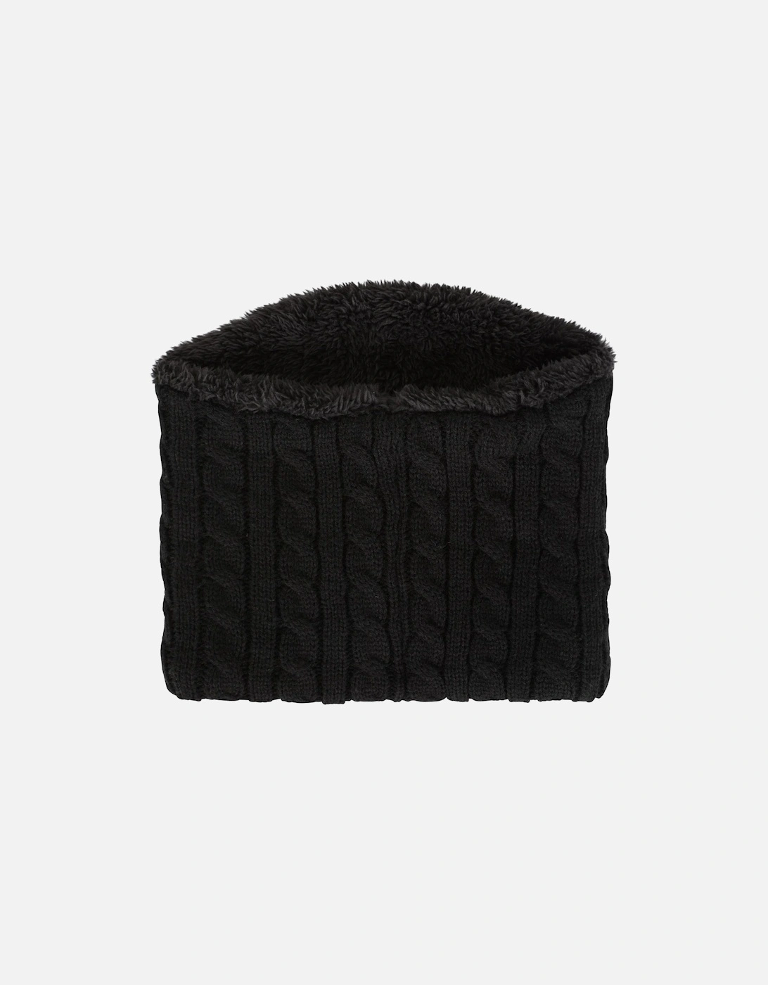 Womens/Ladies Faux Fur Lined Neck Warmer