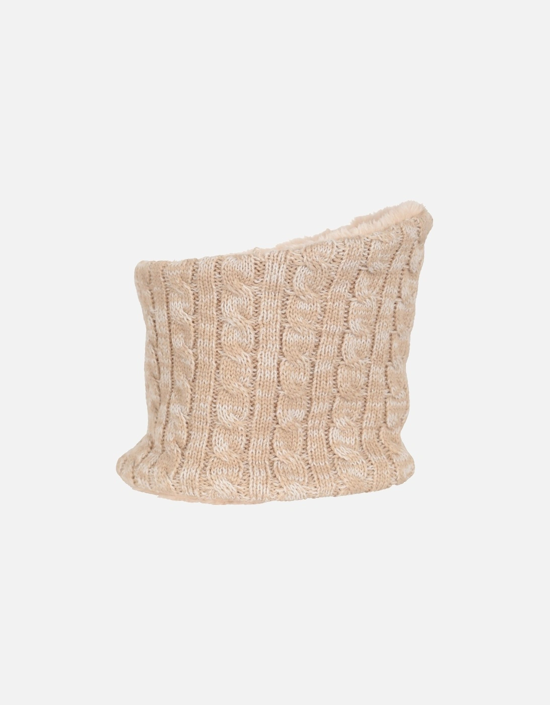 Womens/Ladies Faux Fur Lined Neck Warmer