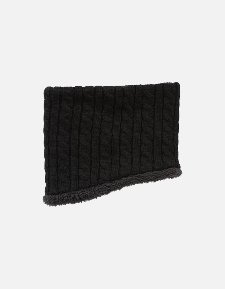 Womens/Ladies Faux Fur Lined Neck Warmer