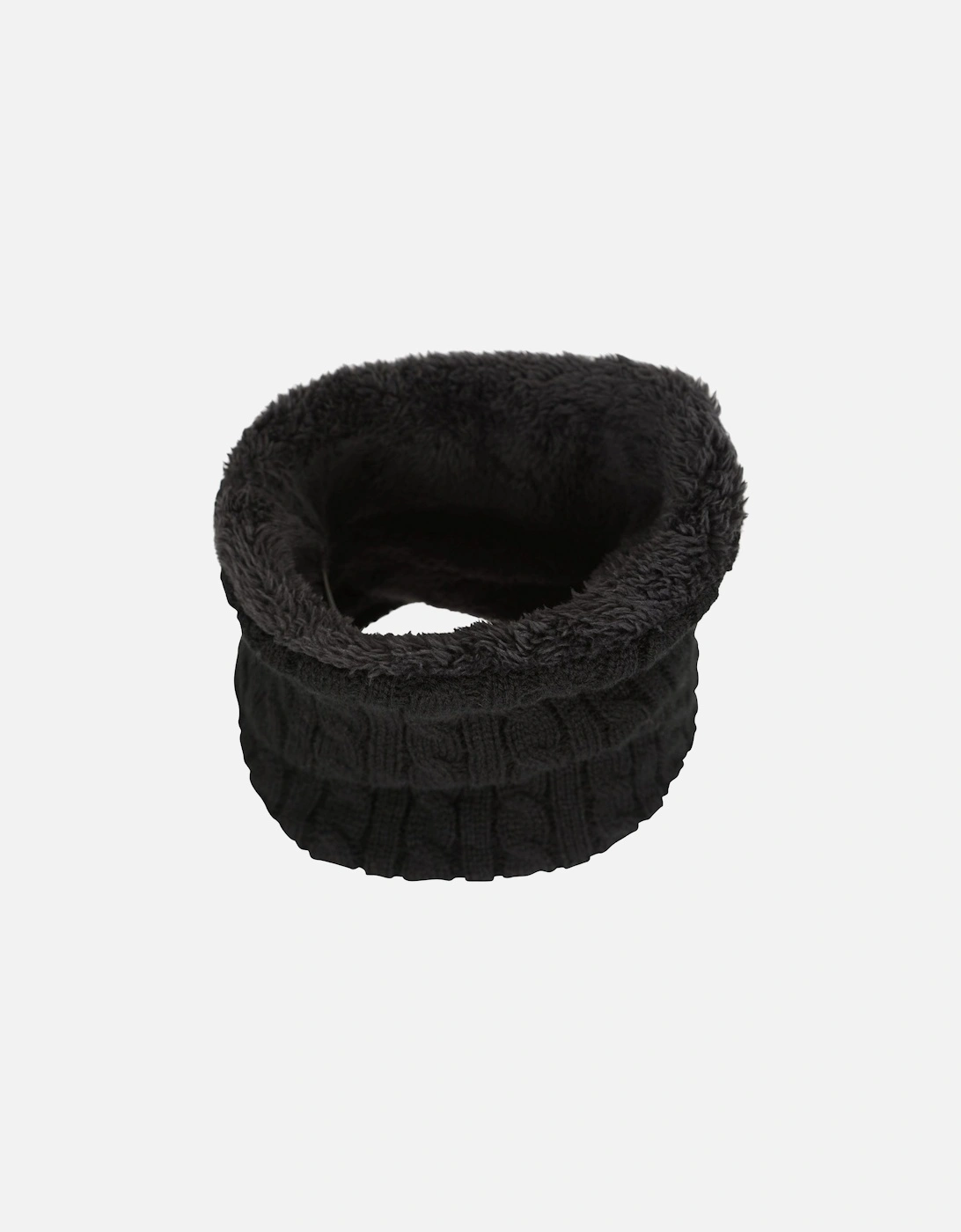 Womens/Ladies Faux Fur Lined Neck Warmer