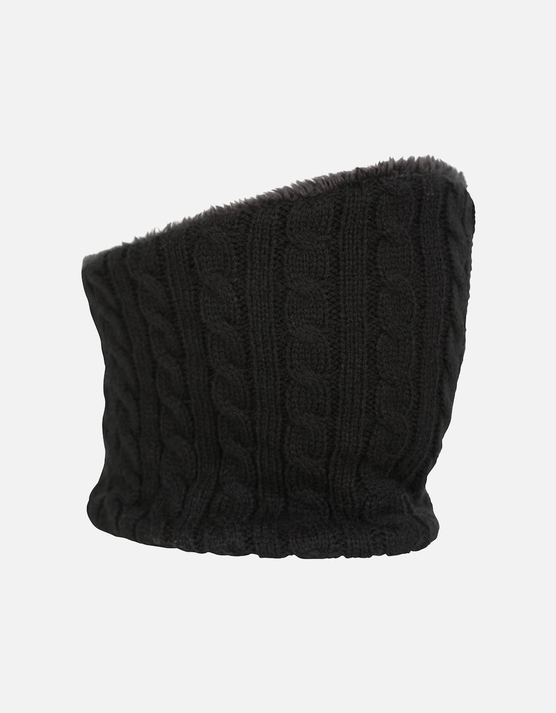 Womens/Ladies Faux Fur Lined Neck Warmer, 6 of 5