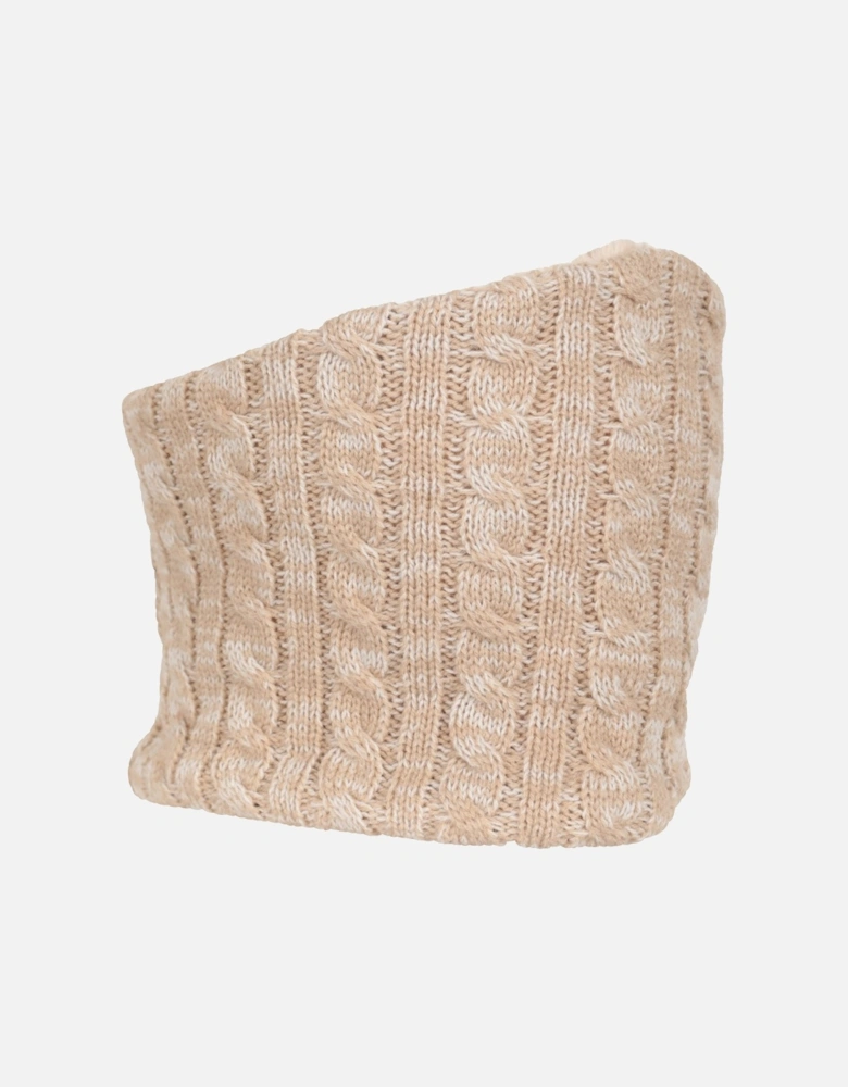 Womens/Ladies Faux Fur Lined Neck Warmer