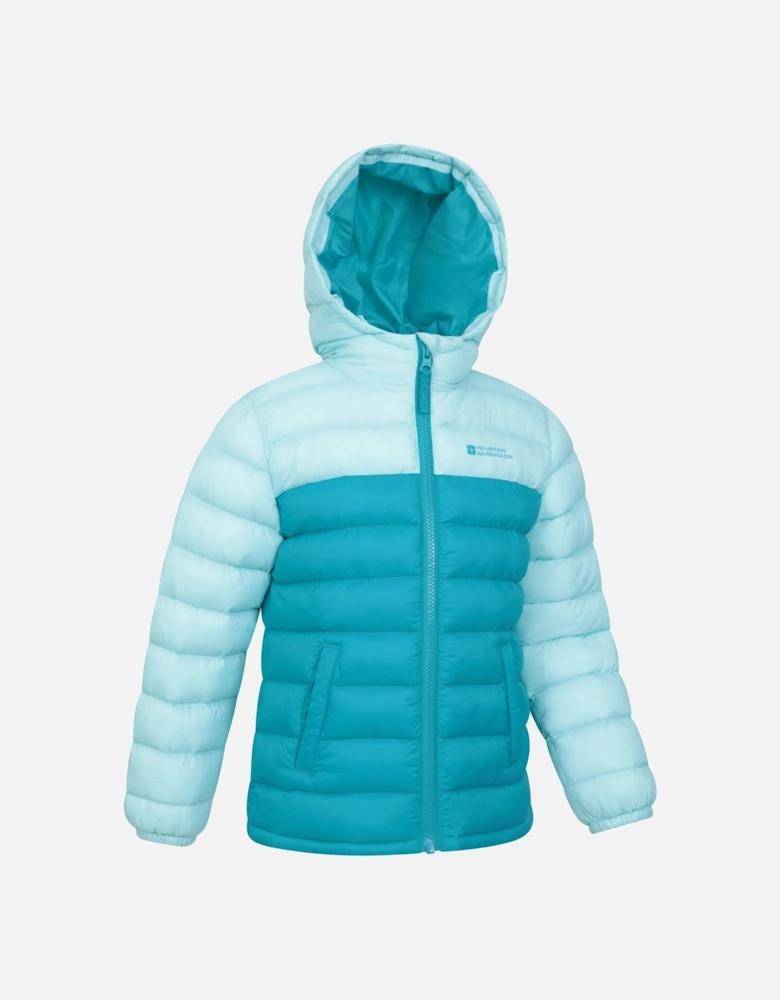 Childrens/Kids Seasons Colour Block Padded Jacket