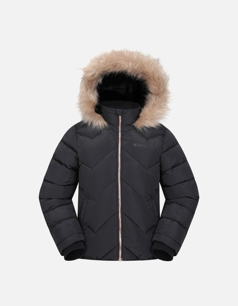 Childrens/Kids Galaxy Short Padded Jacket