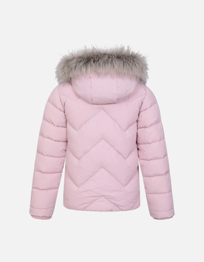 Childrens/Kids Galaxy Short Padded Jacket