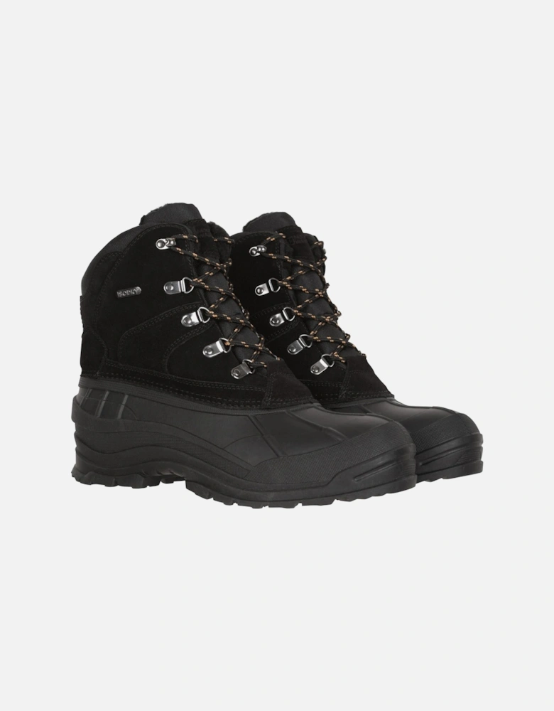 Mens Range Cow Suede Snow Boots