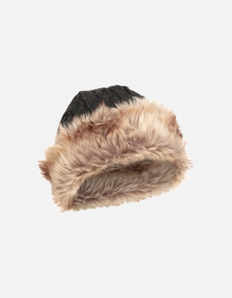 Womens/Ladies Faux Fur Winter Hat