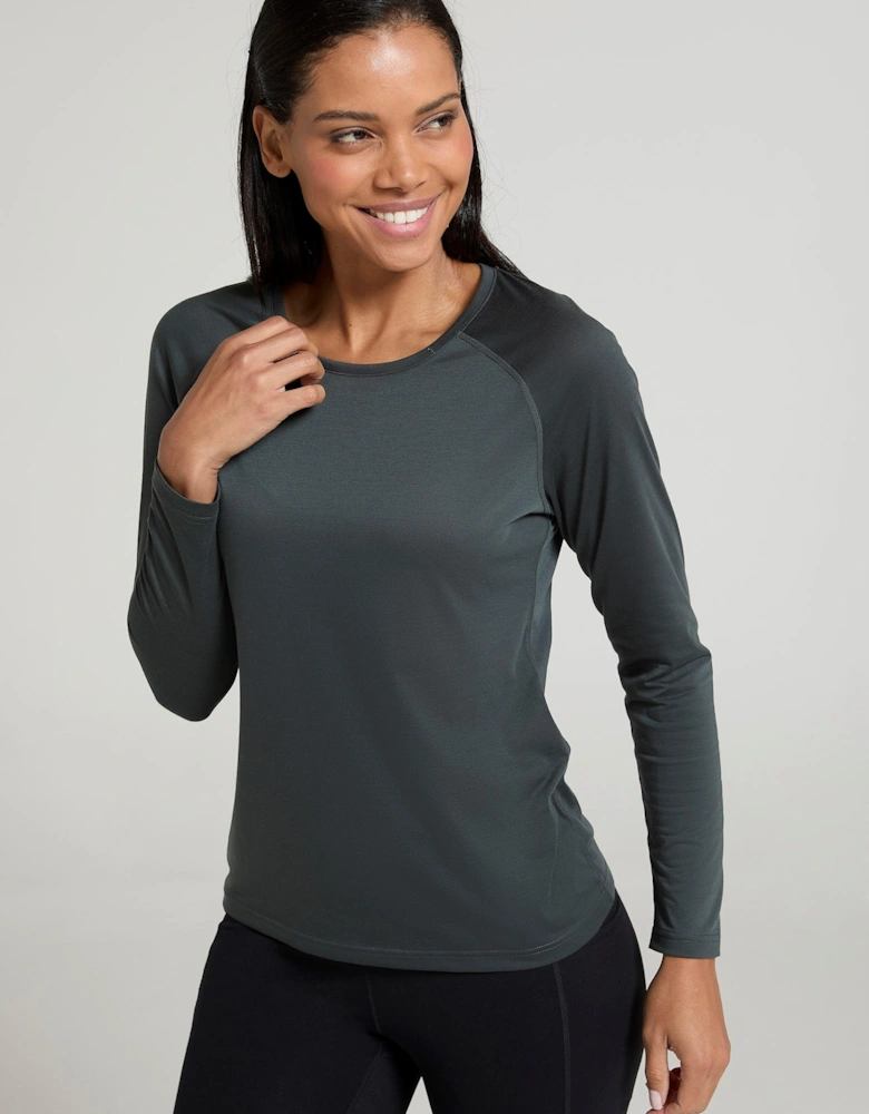 Womens/Ladies Quick Dry Long-Sleeved Top