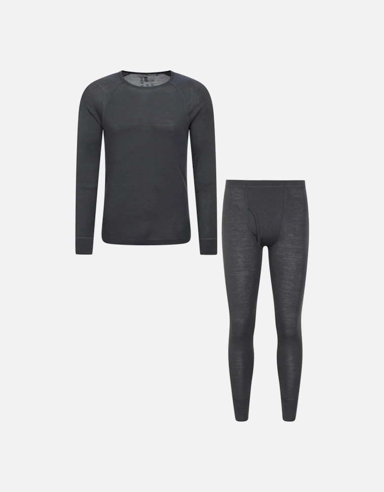 Mens Merino Wool Thermal Base Layers Set